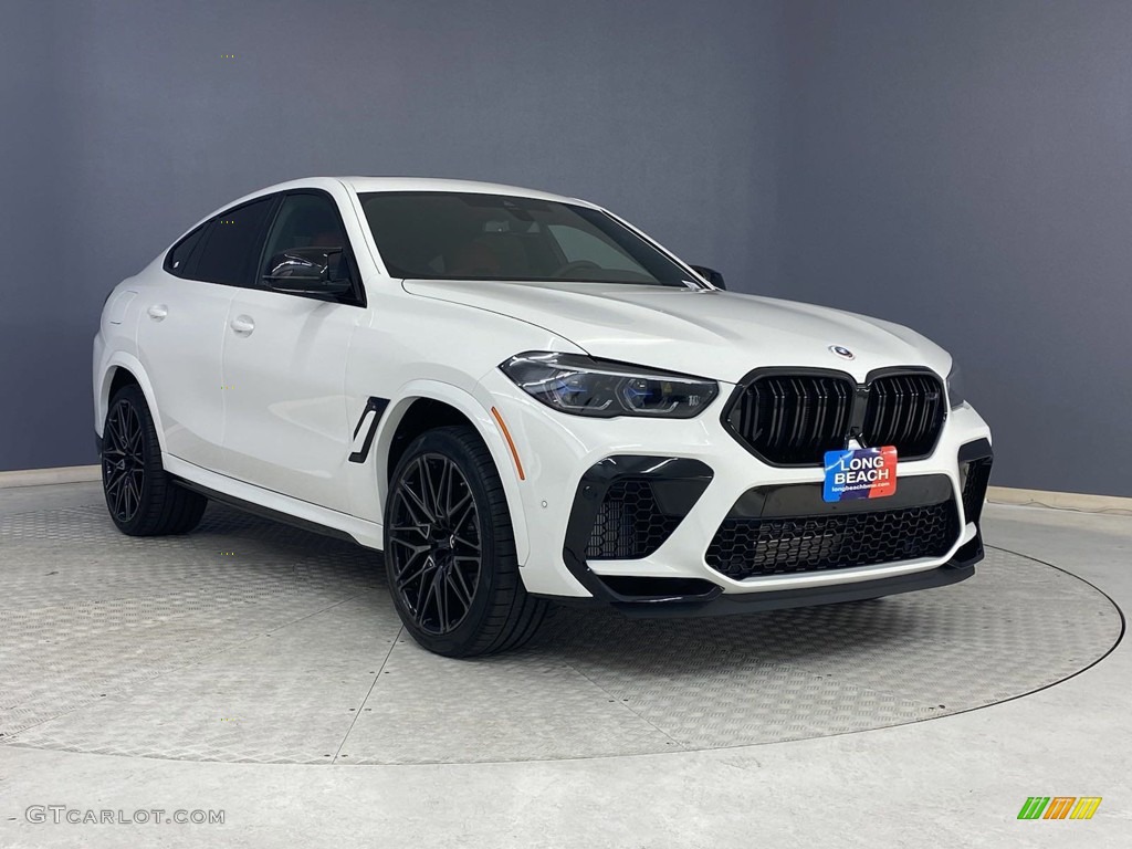 Alpine White 2022 BMW X6 M Competition Exterior Photo #144686046