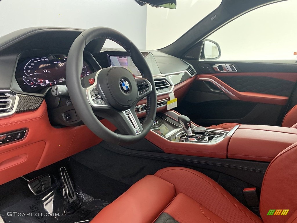 Sakhir Orange/Black Interior 2022 BMW X6 M Competition Photo #144686363