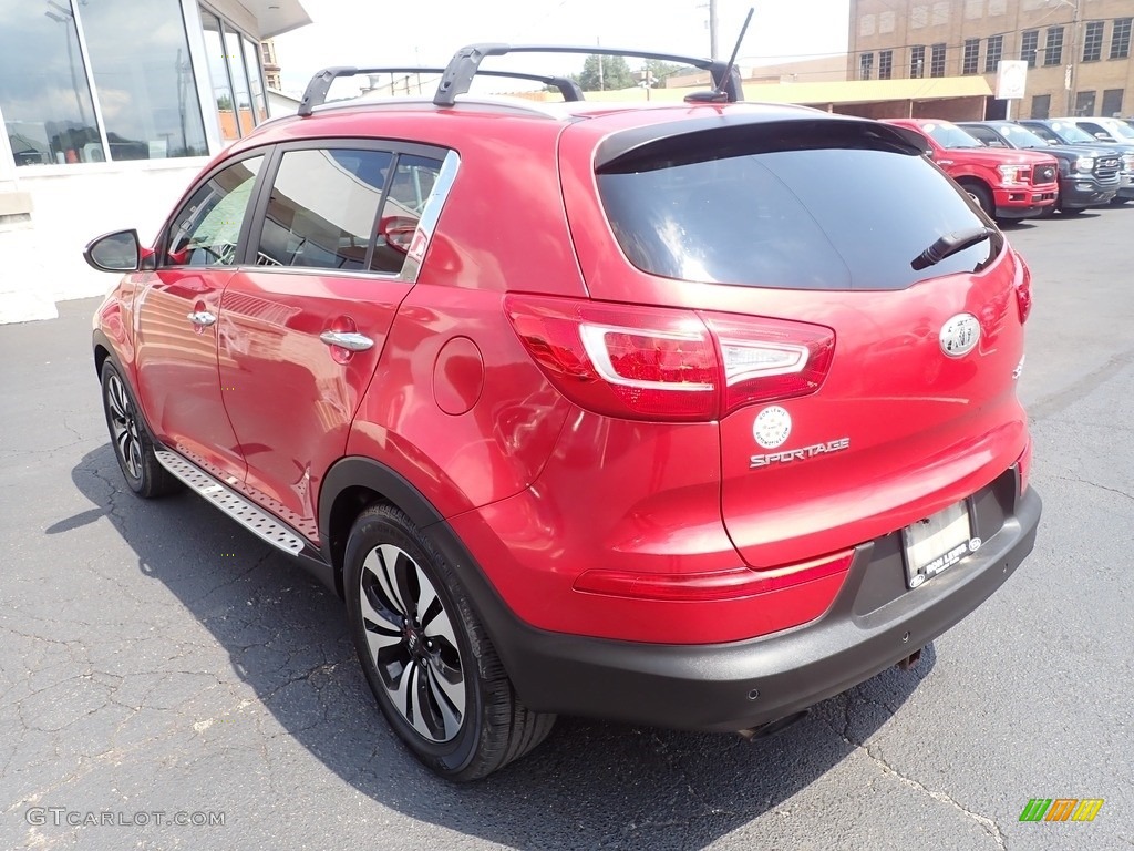 Signal Red 2013 Kia Sportage SX Exterior Photo #144686433