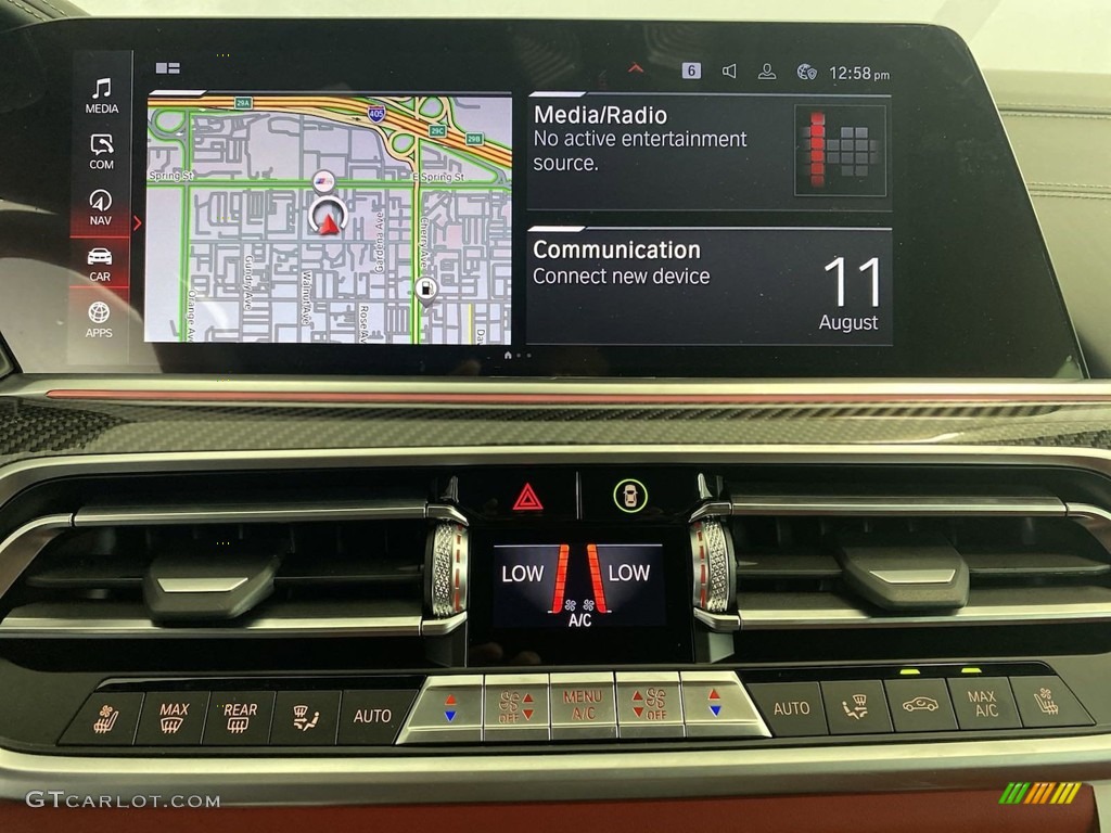 2022 BMW X6 M Competition Navigation Photos