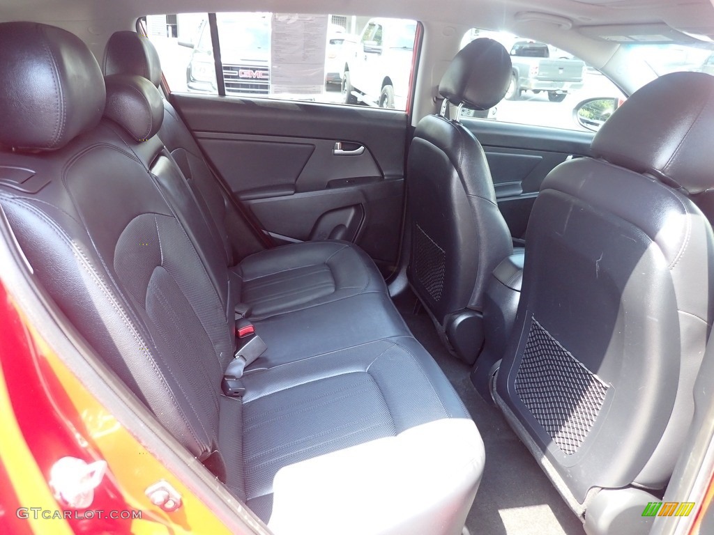 2013 Sportage SX - Signal Red / Black photo #10