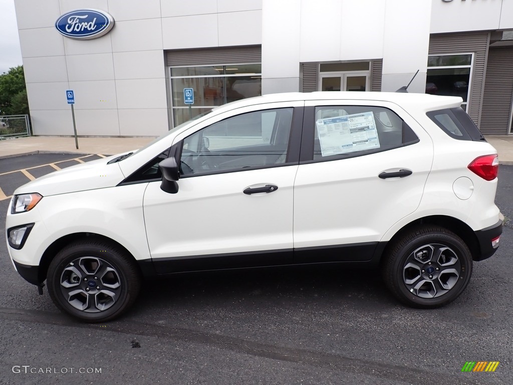 Diamond White 2022 Ford EcoSport S 4WD Exterior Photo #144686808