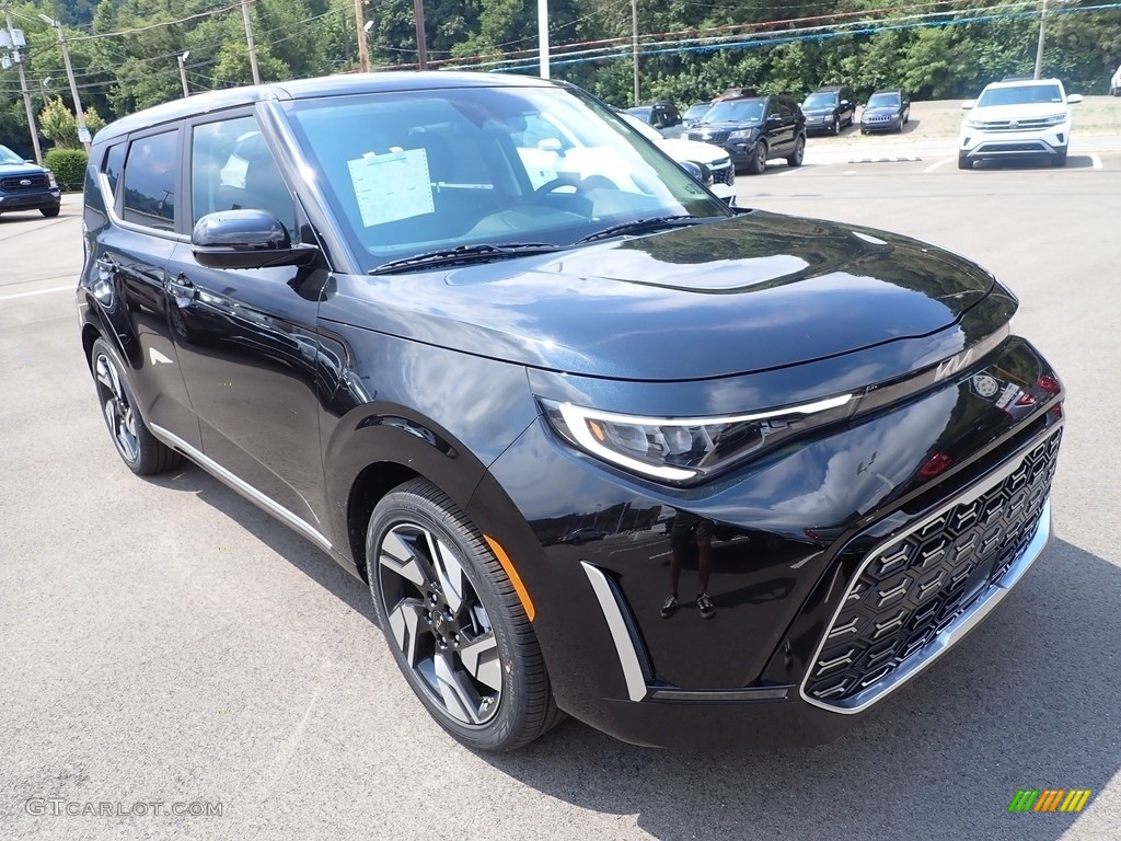 Fusion Black 2023 Kia Soul GT-Line Exterior Photo #144687294