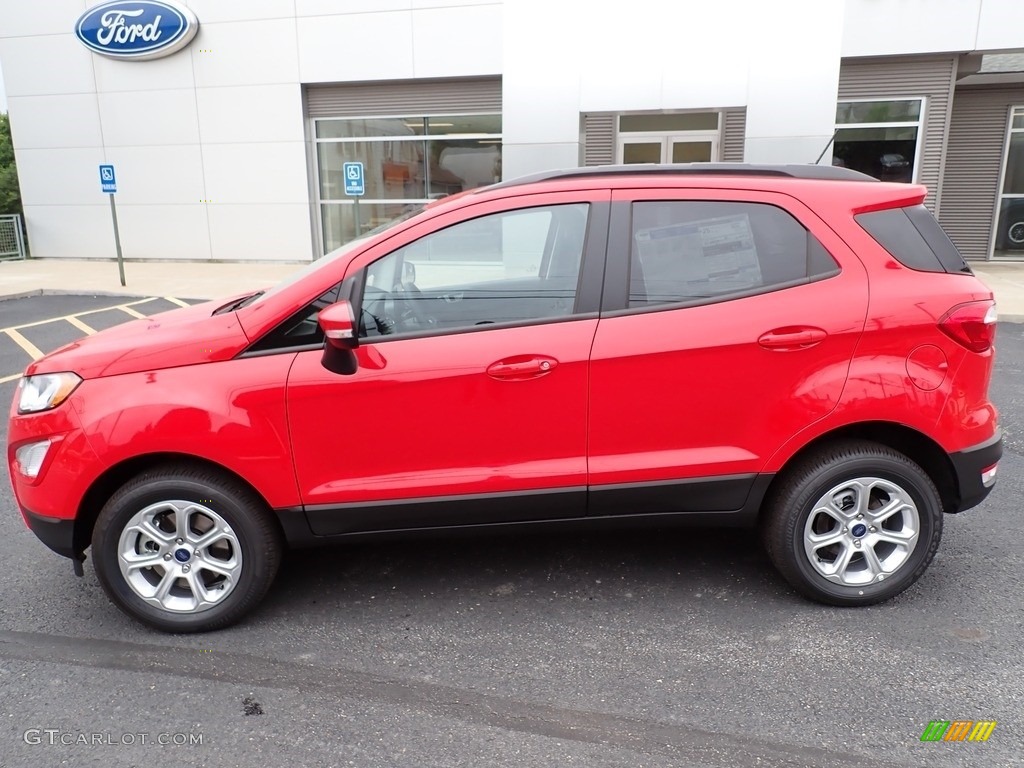 Race Red 2022 Ford EcoSport SE 4WD Exterior Photo #144687324