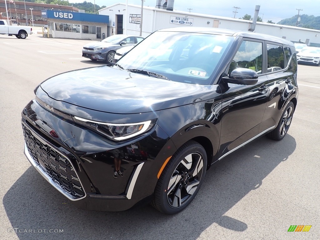 Fusion Black 2023 Kia Soul GT-Line Exterior Photo #144687339