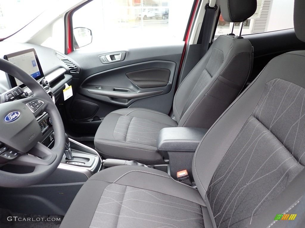 Black Interior 2022 Ford EcoSport SE 4WD Photo #144687528