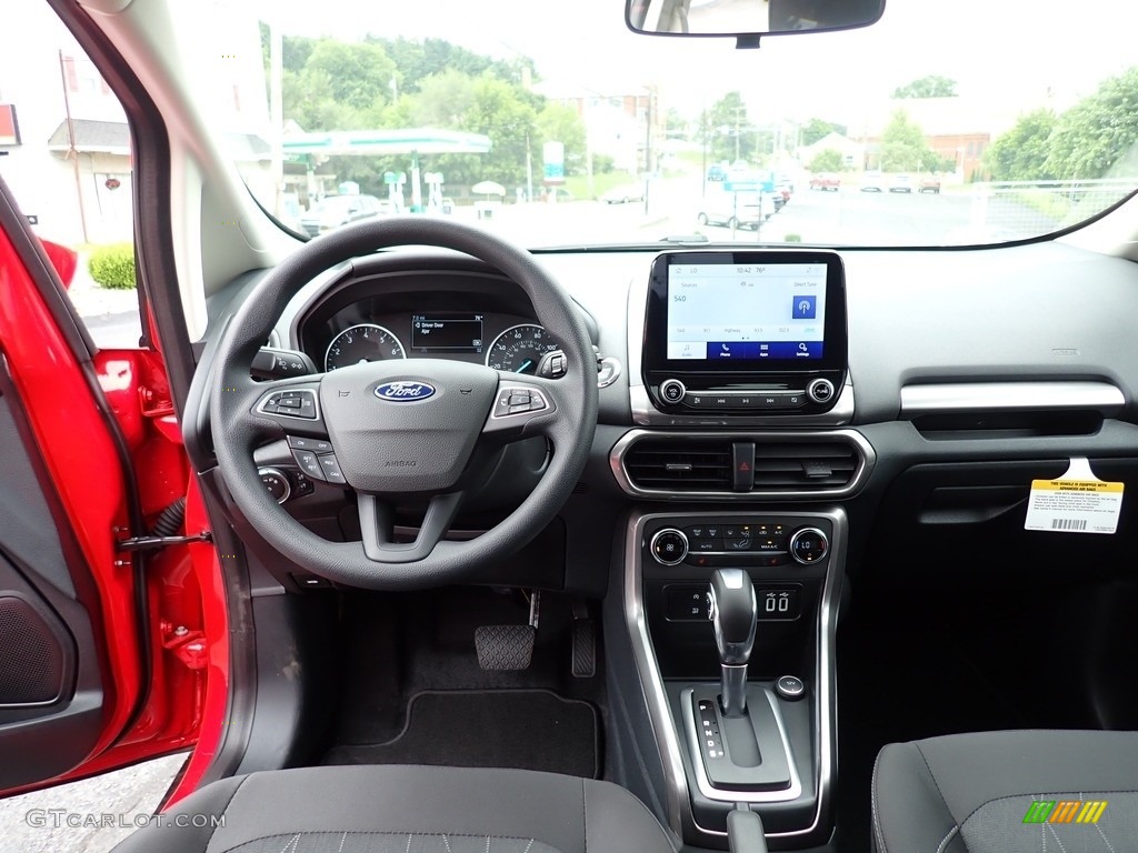 2022 Ford EcoSport SE 4WD Black Dashboard Photo #144687566