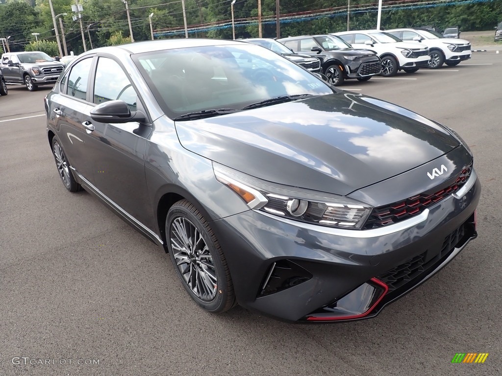 Gravity Gray 2023 Kia Forte GT-Line Exterior Photo #144687753