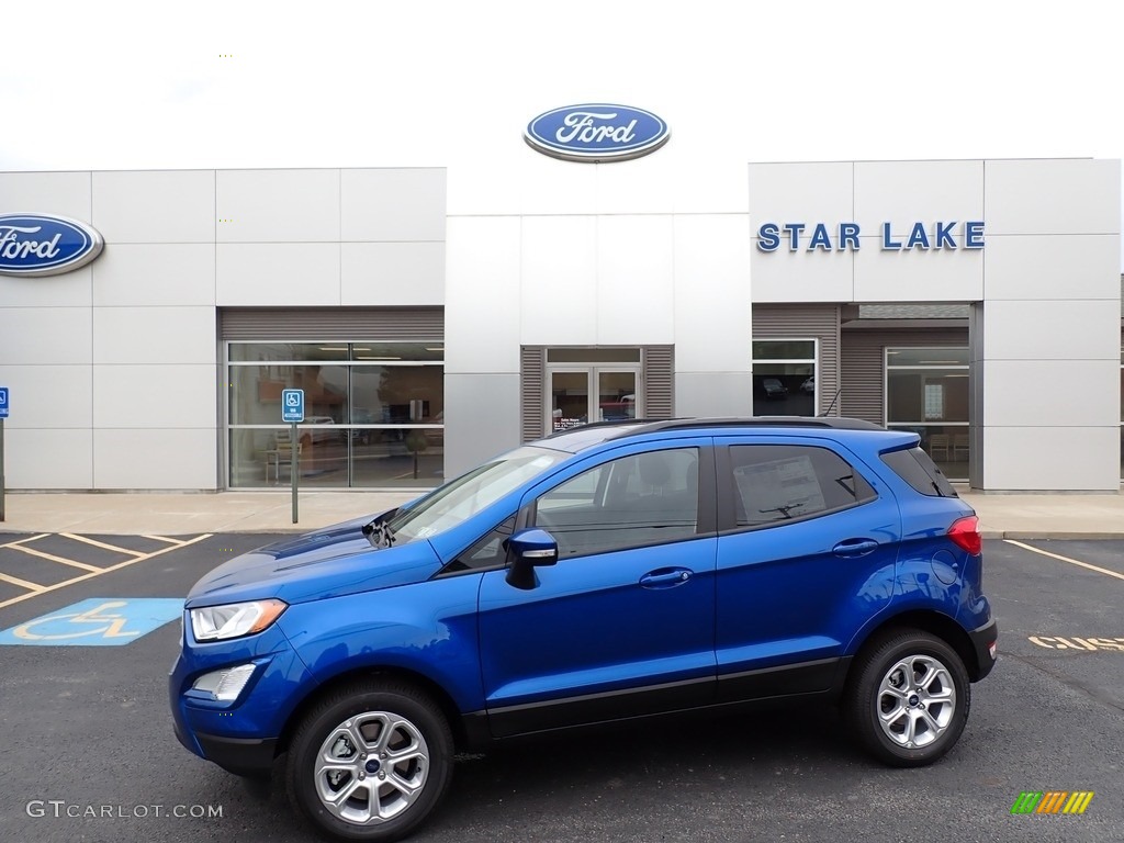 2022 EcoSport SE 4WD - Lightning Blue Metallic / Black photo #1
