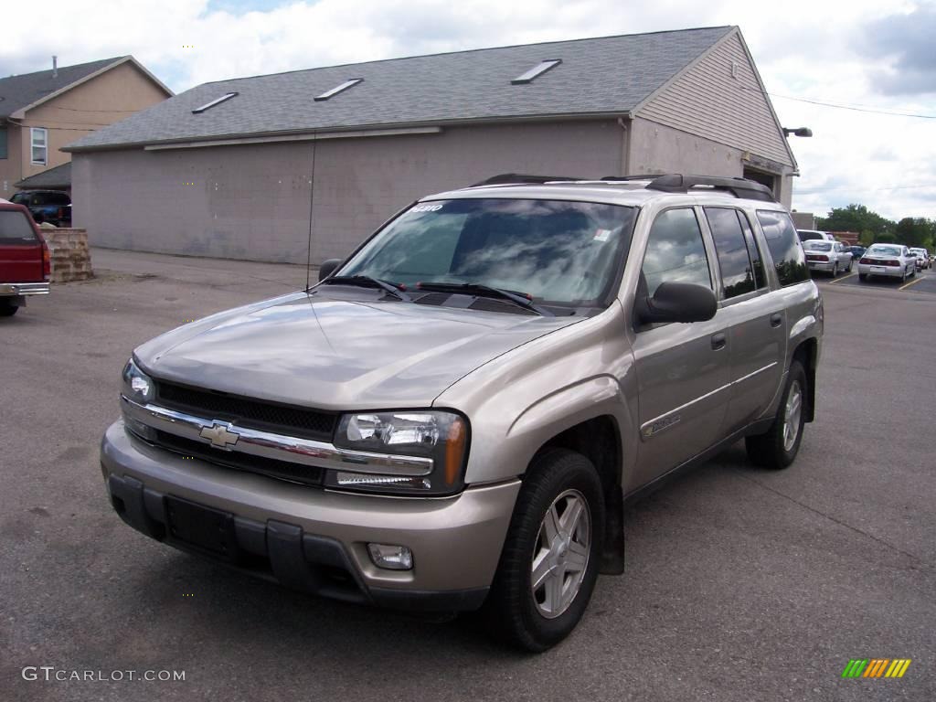 2003 TrailBlazer EXT LS 4x4 - Light Pewter Metallic / Dark Pewter photo #1