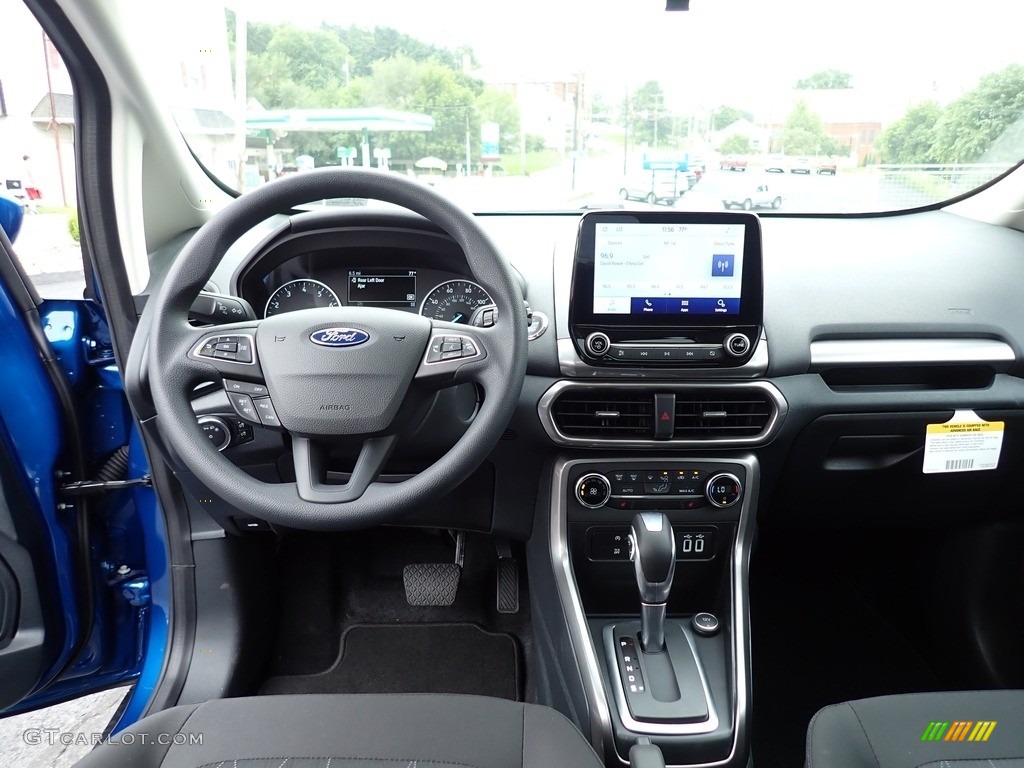 2022 Ford EcoSport SE 4WD Black Dashboard Photo #144688062