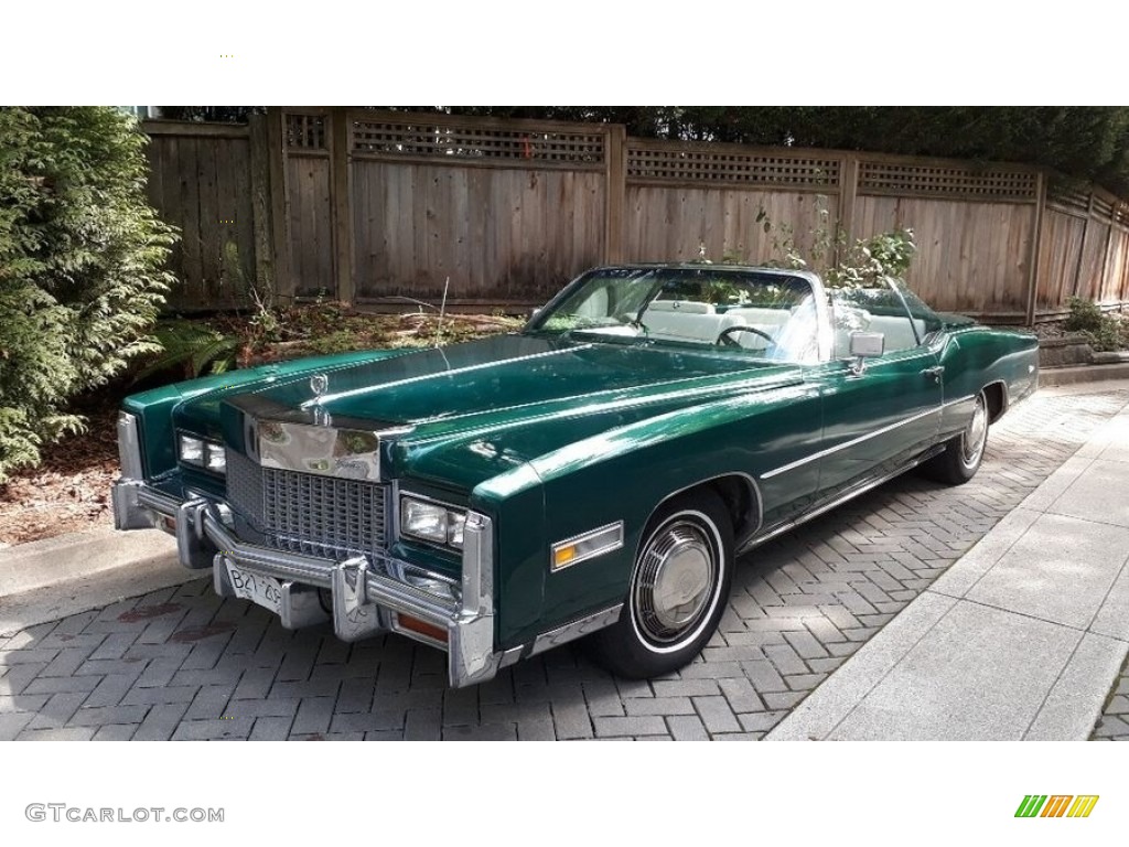 Greenbriar Firemist 1976 Cadillac Eldorado Convertible Exterior Photo #144689106