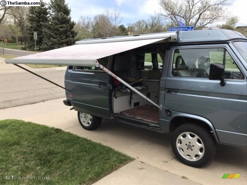 Dove Blue Metallic 1987 Volkswagen Vanagon GL Camper Exterior Photo #144689379