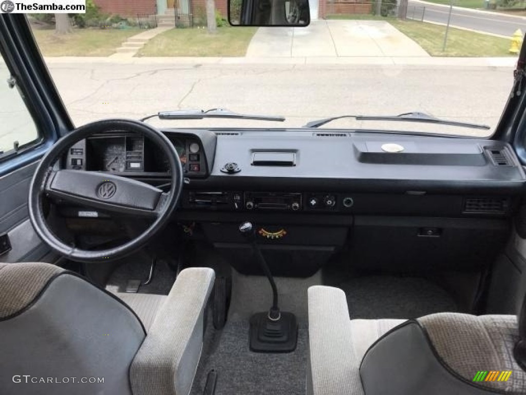 Grey Interior 1987 Volkswagen Vanagon GL Camper Photo #144689394