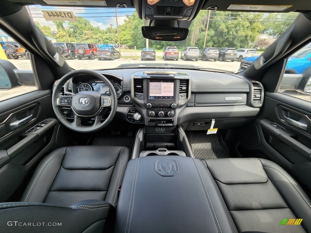 Black Interior 2022 Ram 1500 Rebel Crew Cab 4x4 Photo #144689805