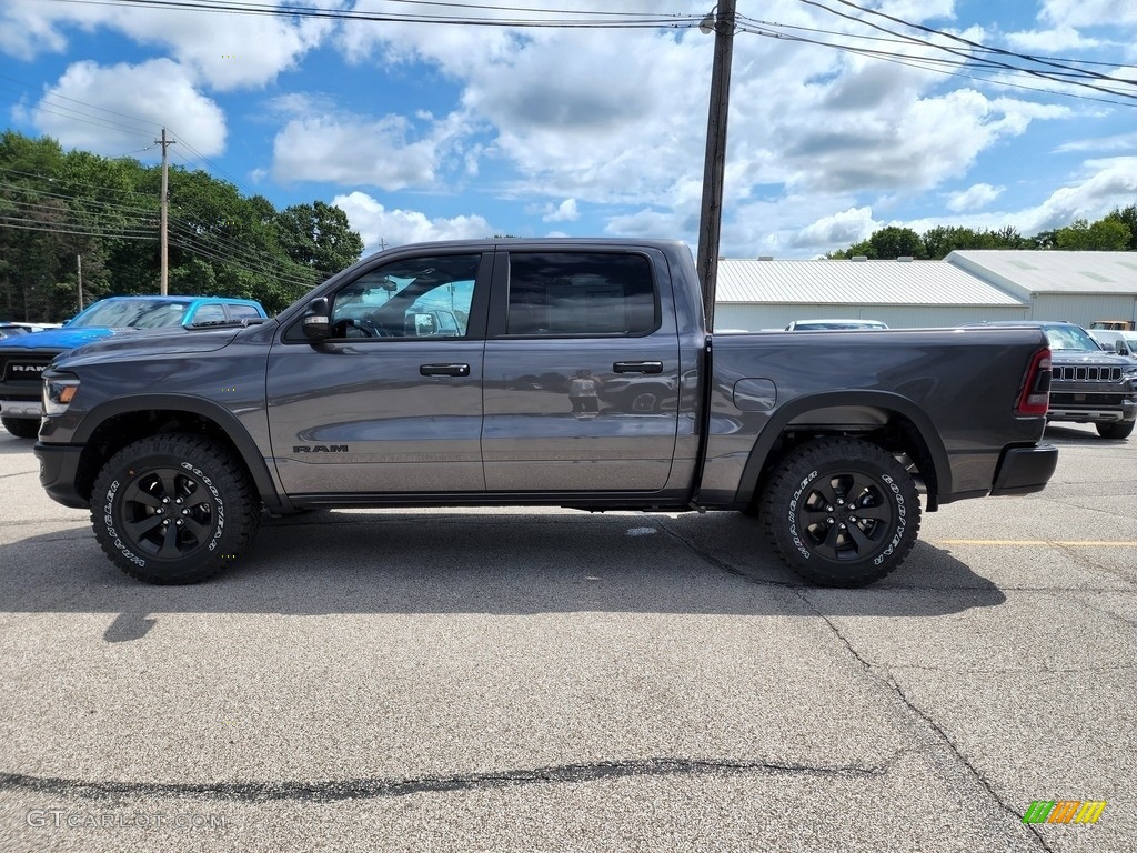 Granite Crystal Metallic 2022 Ram 1500 Rebel Crew Cab 4x4 Exterior Photo #144689895