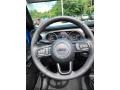 Black 2022 Jeep Wrangler Unlimited High Tide 4x4 Steering Wheel