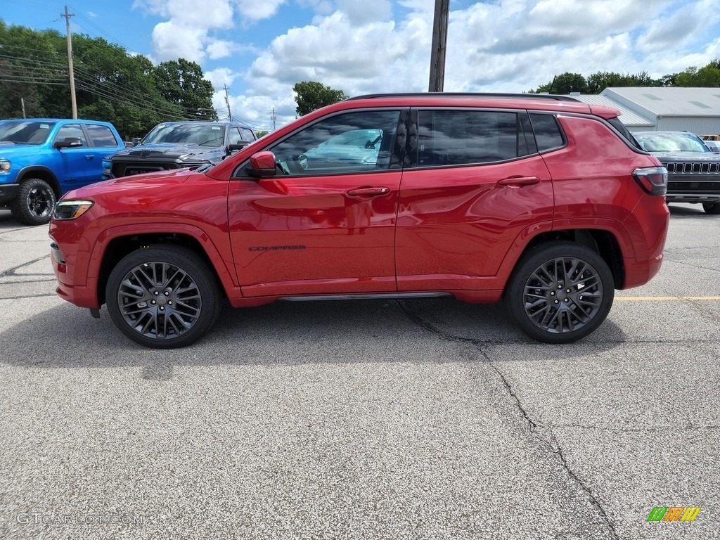 Redline Pearl 2022 Jeep Compass Limited 4x4 Exterior Photo #144690609