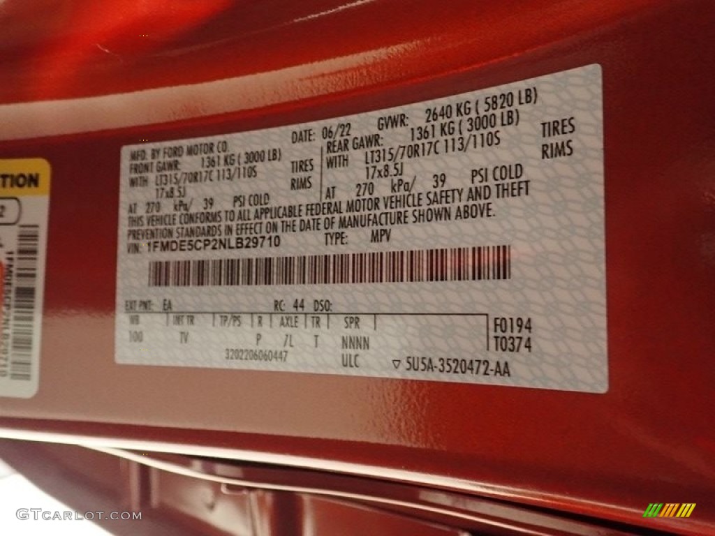 2022 Ford Bronco Wildtrak 4x4 2-Door Color Code Photos