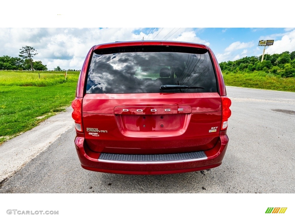 2014 Grand Caravan SXT - Deep Cherry Red Crystal Pearl / Black/Sandstorm photo #5