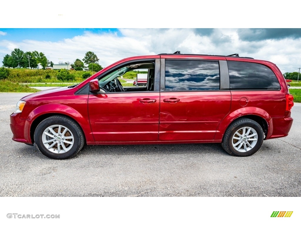 2014 Grand Caravan SXT - Deep Cherry Red Crystal Pearl / Black/Sandstorm photo #7