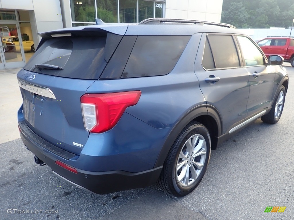2020 Explorer XLT 4WD - Blue Metallic / Ebony photo #2