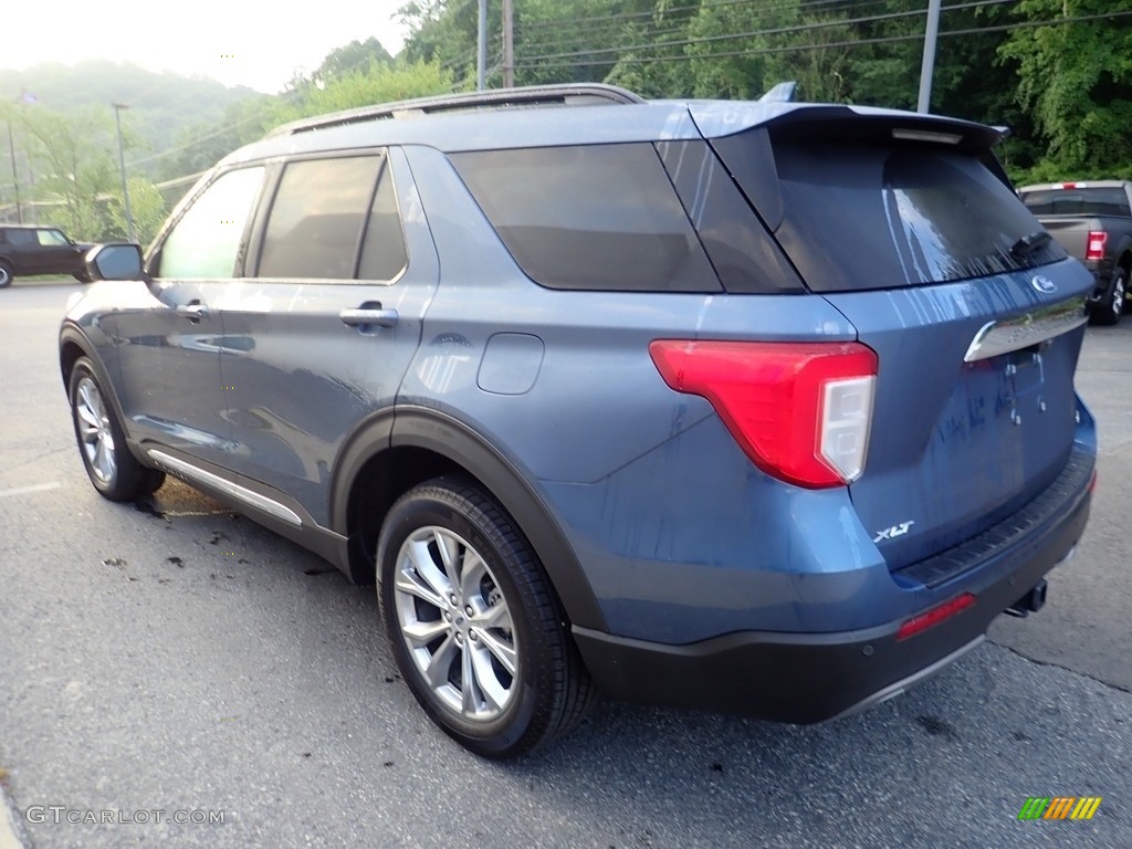 2020 Explorer XLT 4WD - Blue Metallic / Ebony photo #5