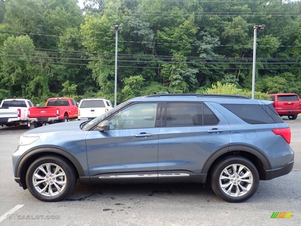 2020 Explorer XLT 4WD - Blue Metallic / Ebony photo #6