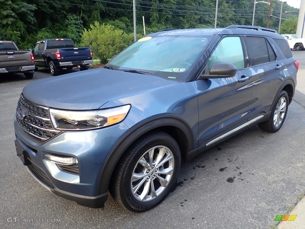2020 Explorer XLT 4WD - Blue Metallic / Ebony photo #7