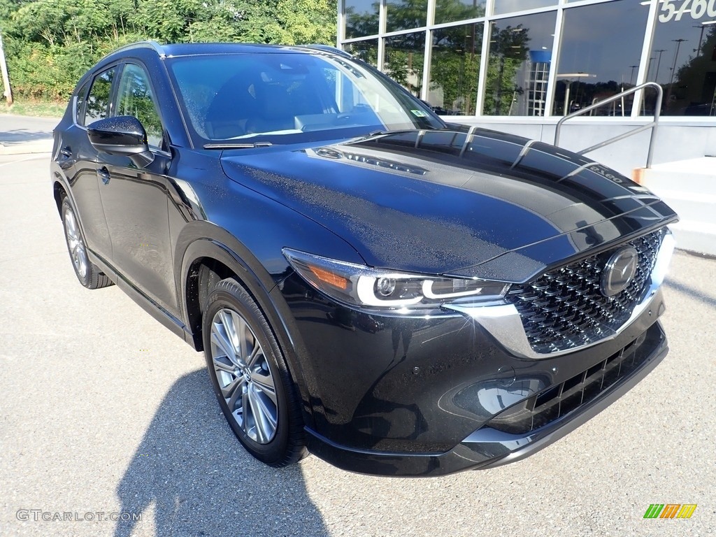 Jet Black Mica 2022 Mazda CX-5 Turbo Signature AWD Exterior Photo #144691860