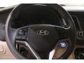 2018 Hyundai Tucson Beige Interior Steering Wheel Photo