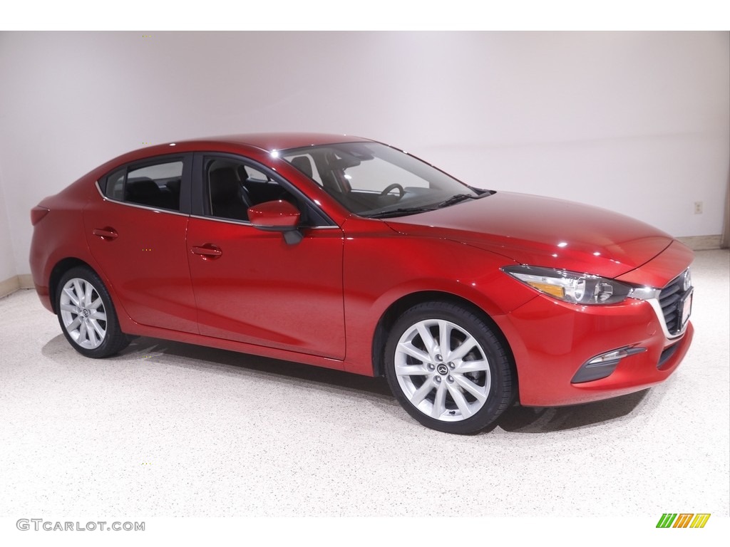 2018 MAZDA3 Touring 4 Door - Soul Red Metallic / Black photo #1