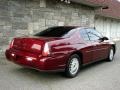 2001 Dark Carmine Red Metallic Chevrolet Monte Carlo LS  photo #2