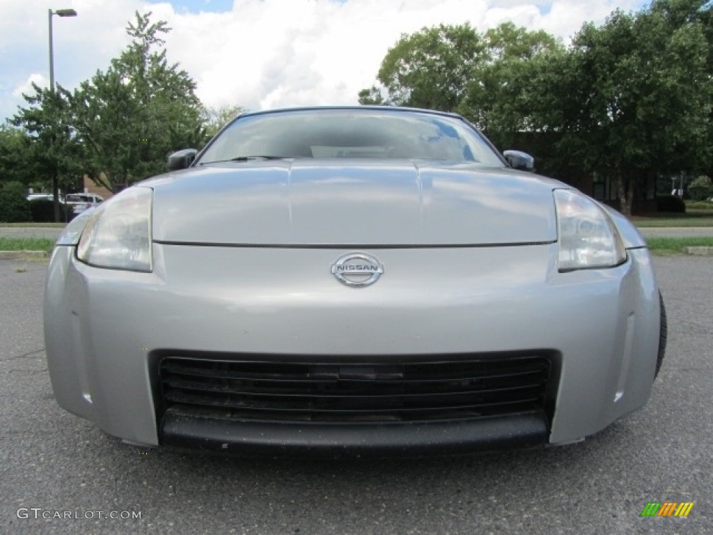 2003 350Z Enthusiast Coupe - Chrome Silver / Carbon Black photo #4