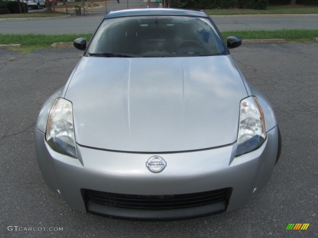 2003 350Z Enthusiast Coupe - Chrome Silver / Carbon Black photo #5