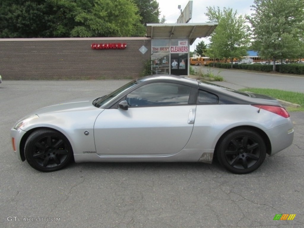 2003 350Z Enthusiast Coupe - Chrome Silver / Carbon Black photo #7