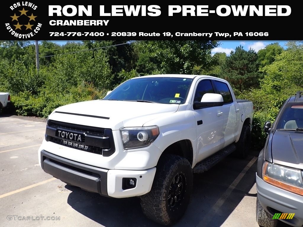 2016 Tundra Limited CrewMax 4x4 - Super White / Graphite photo #1