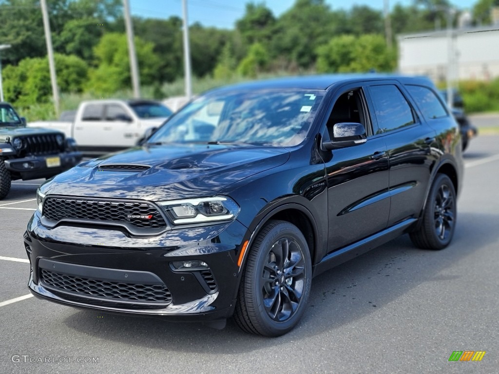 DB Black 2022 Dodge Durango R/T Blacktop AWD Exterior Photo #144693111