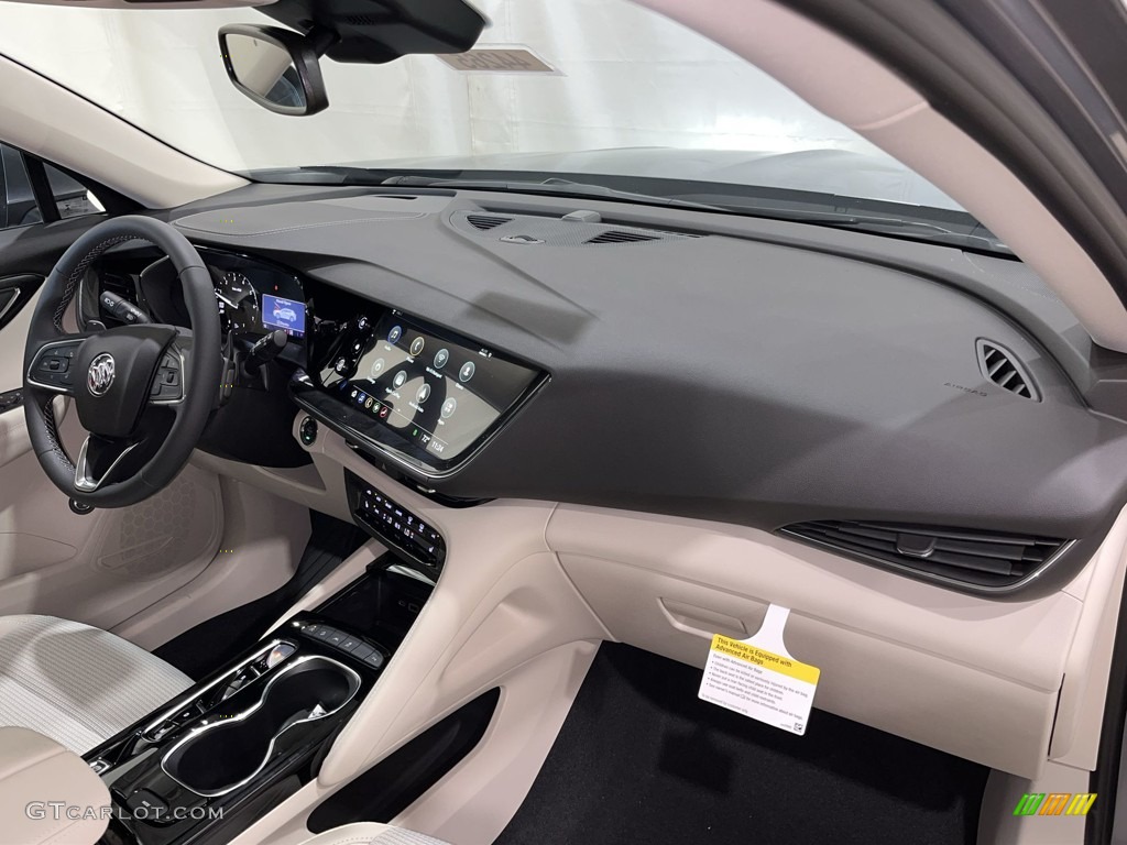 2022 Buick Envision Preferred AWD Whisper Beige w/Ebony Accents Dashboard Photo #144693345