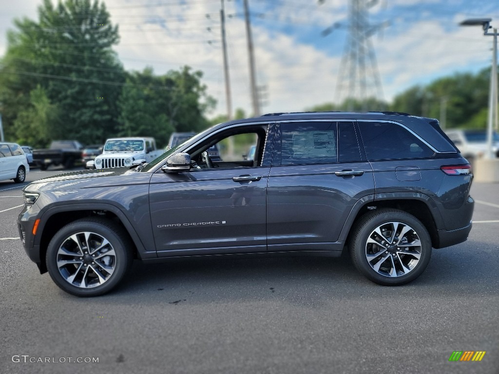 Baltic Gray Metallic 2022 Jeep Grand Cherokee Overland 4x4 Exterior Photo #144693354