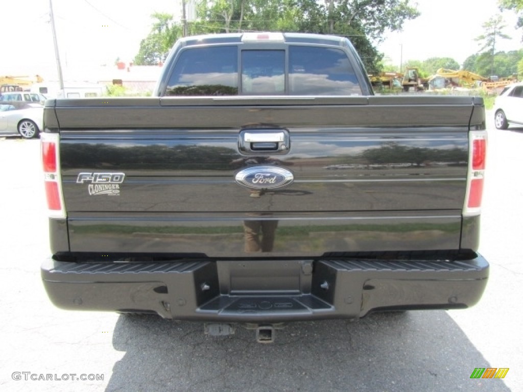 2013 F150 Limited SuperCrew 4x4 - Tuxedo Black Metallic / FX Sport Appearance Black/Red photo #9