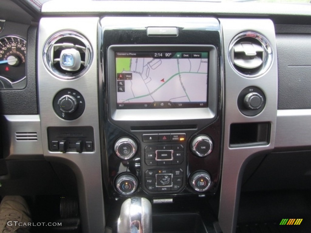 2013 F150 Limited SuperCrew 4x4 - Tuxedo Black Metallic / FX Sport Appearance Black/Red photo #15