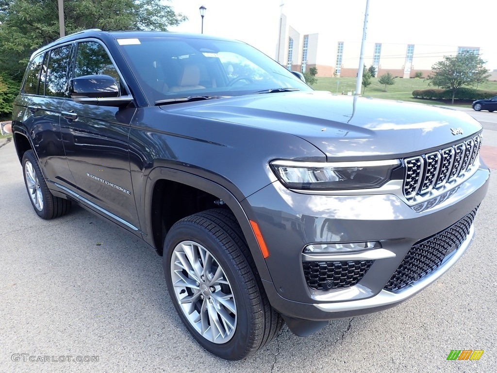 Baltic Gray Metallic 2022 Jeep Grand Cherokee Summit 4x4 Exterior Photo #144693951