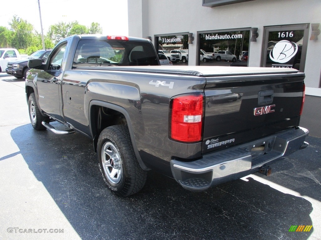 2015 Sierra 1500 Regular Cab 4x4 - Iridium Metallic / Jet Black/Dark Ash photo #3