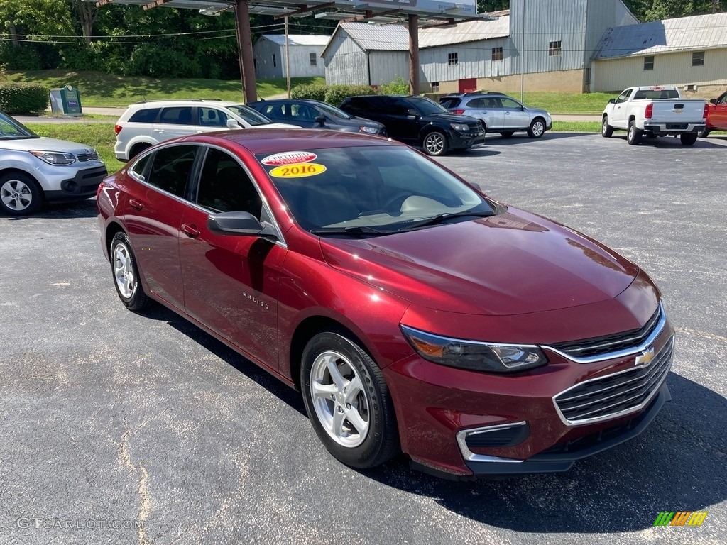 2016 Malibu LS - Butte Red Metallic / Jet Black photo #7