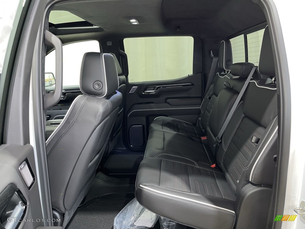 Jet Black Interior 2022 GMC Sierra 1500 AT4 Crew Cab 4WD Photo #144695352