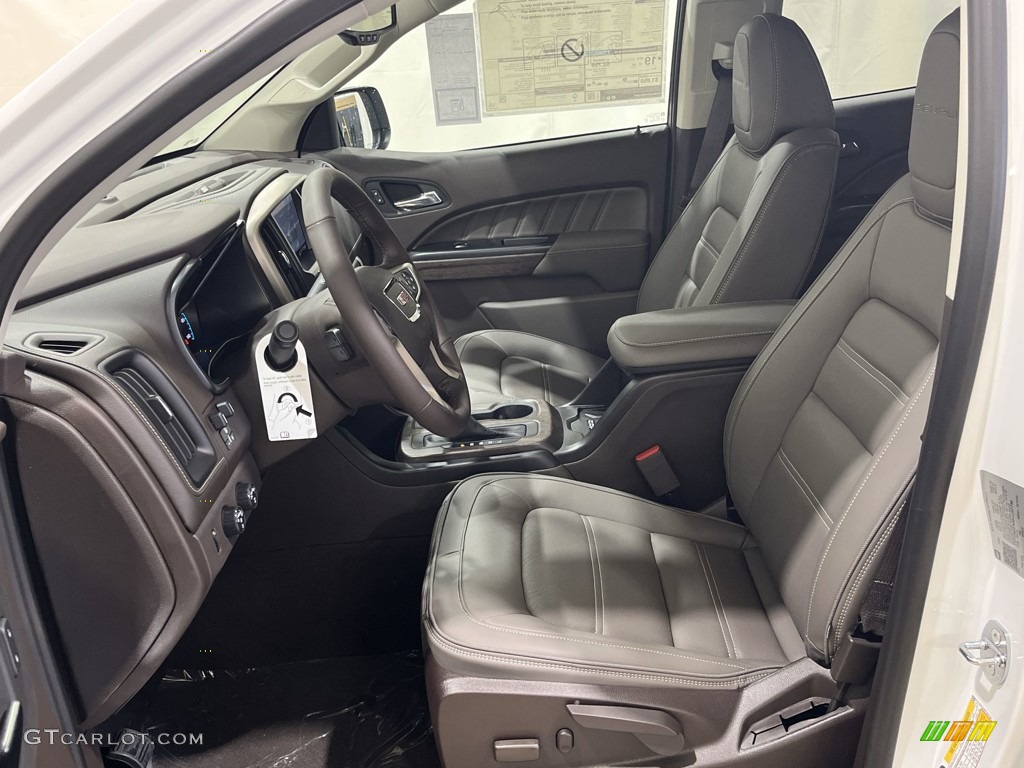 Cocoa/­Dark Atmosphere Interior 2022 GMC Canyon Denali Crew Cab 4WD Photo #144695670
