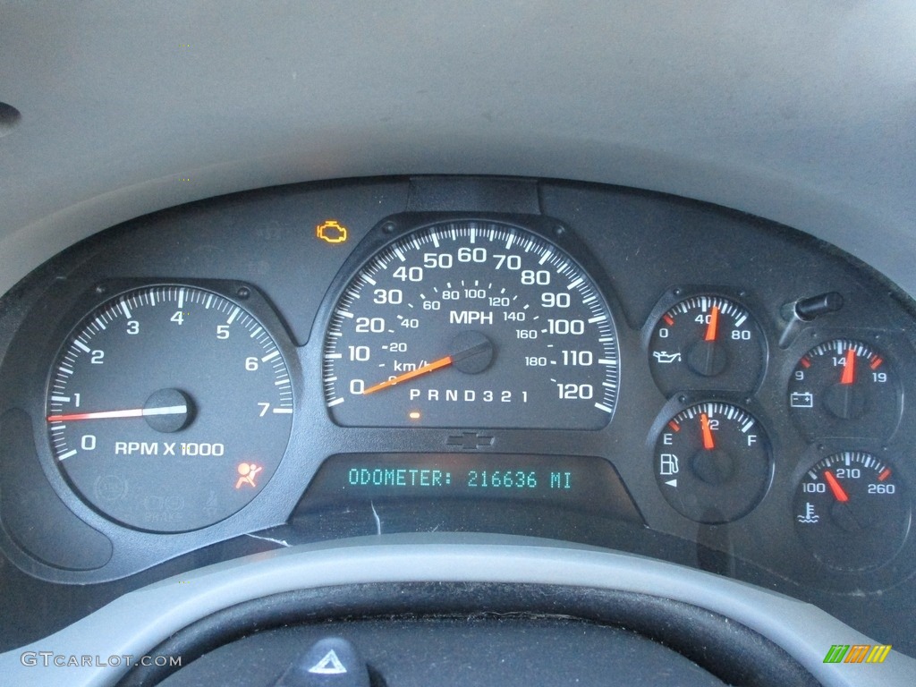 2008 Chevrolet TrailBlazer LT 4x4 Gauges Photo #144695895