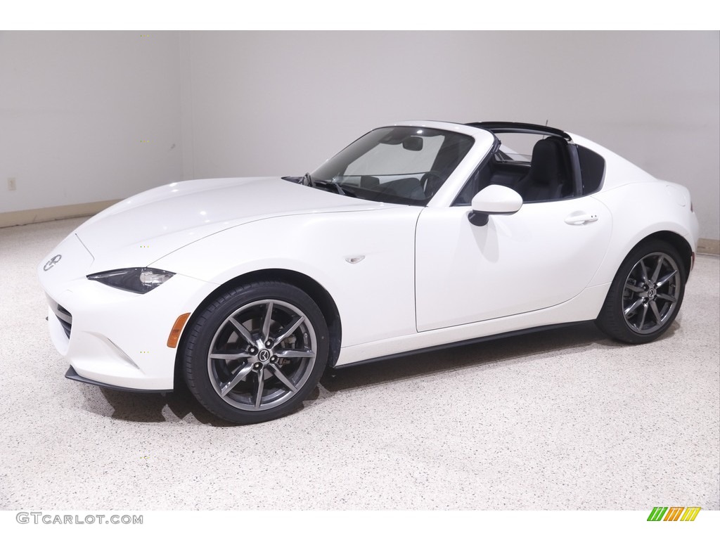 Snowflake White Pearl Mica 2019 Mazda MX-5 Miata RF Grand Touring Exterior Photo #144696216