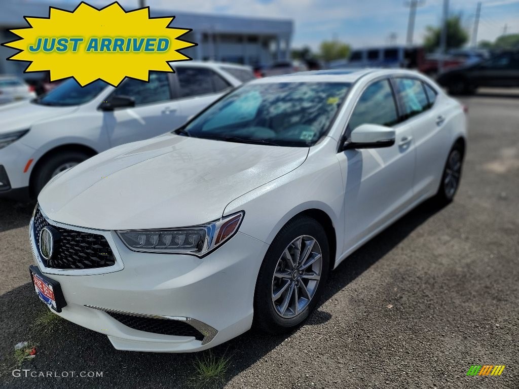 2020 TLX Sedan - Platinum White Pearl / Parchment photo #1